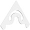 Ekena Millwork Pitch Northwest Architectural Grade PVC Gable Pediment, 36"W x 21"H x 1"P (14/12) GPP036X021X100NOR - alternate 1